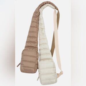 Tan Quilted Bag - NWT